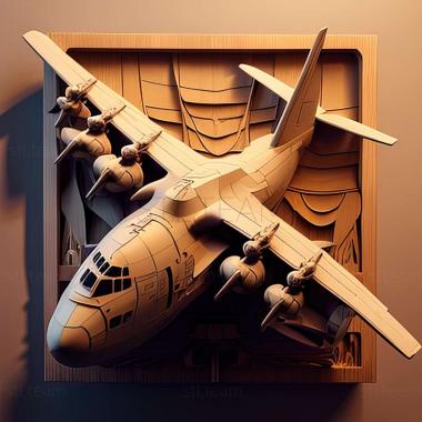 3D model AC 130 Spectre game (STL)